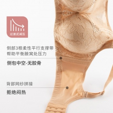 雪伦义乳术后专用文胸乳腺切除假胸假乳房硅胶内衣无钢圈胸罩XB2006